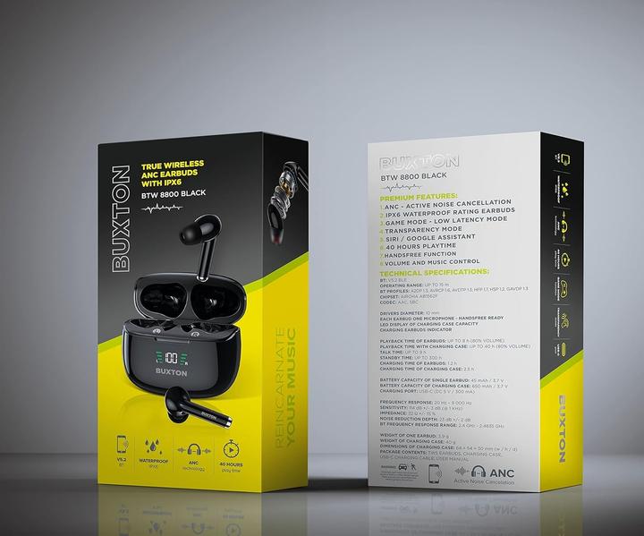 Immagine prodotto BTW 8800 Czarne (ANC, Senza fili)