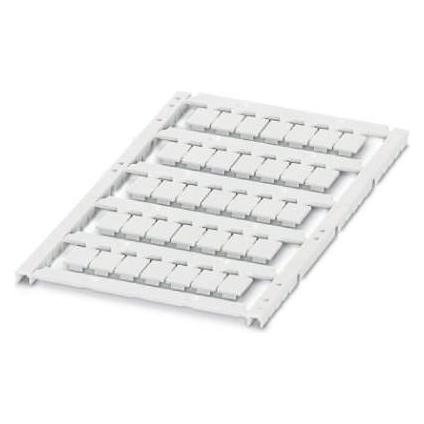 Phoenix Contact Marker voor Entrelec terminals 0830755 UCT6R-TM 8 Inhoud: 10 stuks., Kabels + Stekkers, Wit