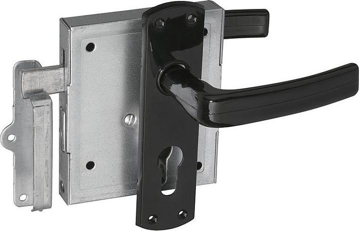 Actual product image Abus Screw-on lock ASS HF PZ with lifting latch, DIN R + L (Profile cylinder)
