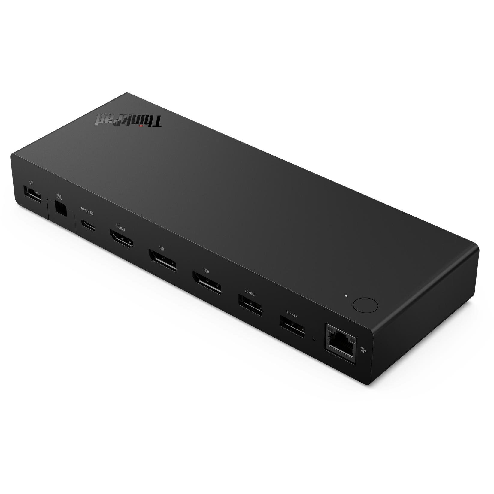 Lenovo THINKPAD USB4 DOCK 5000 (Thunderbolt), Dockingstation + USB Hub, Schwarz