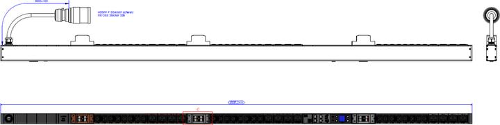 Bachmann BN3000 RCM 24xC13 12xC19 6xLS Meting per fase Verschilmeting