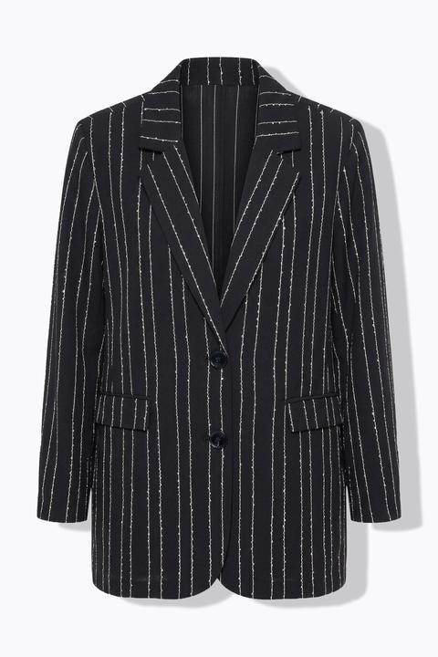 Image du produit Studio Untold Blazer oversize à rayures tennis et sequins (42, 44)