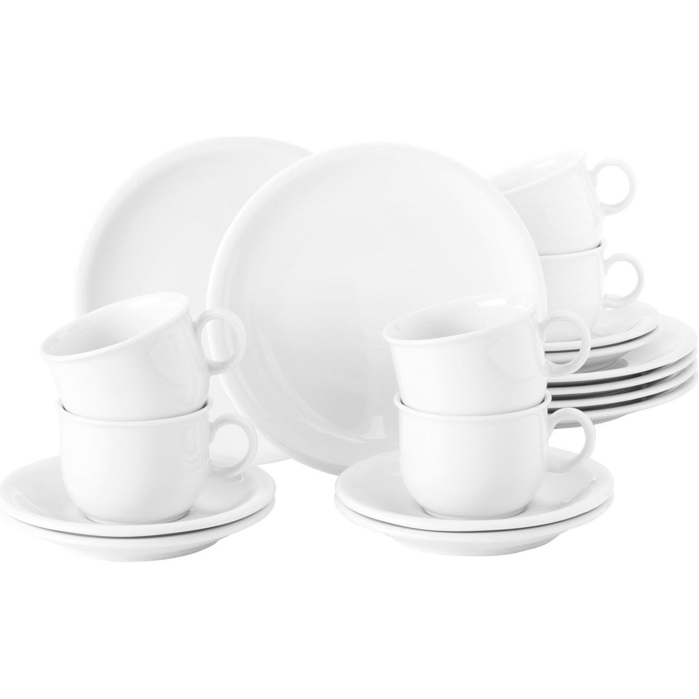 Seltmann, Geschirrset, Compact Weiss (18 Stück)