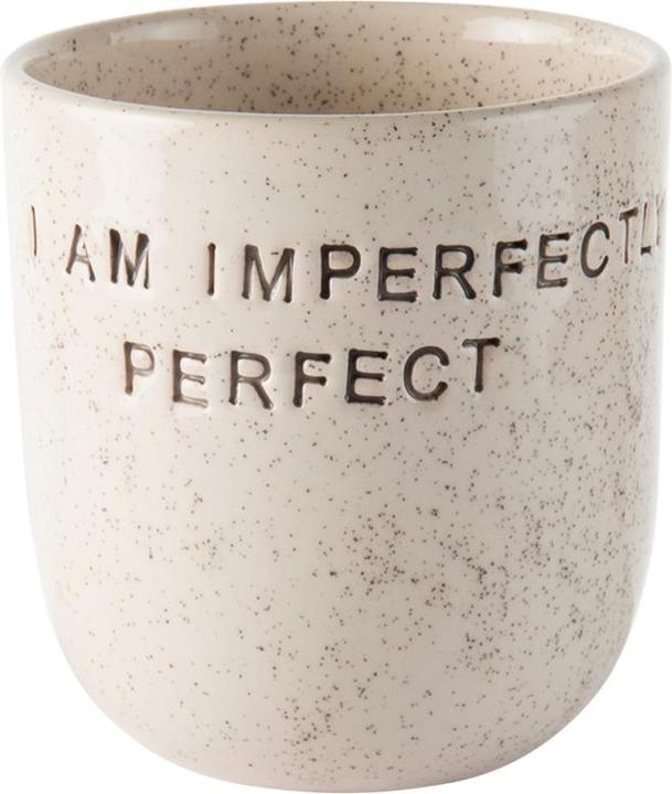 Image du produit Feeling Good Inside Tasse à café I am imperfectly perfect crème 8.5 cm (1 x)