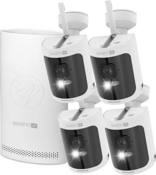 Produktbild Swann AllSecure4K Wireless Security Kit met 4x Wire-Free Cameras & NVR Tower beveiligingscamera