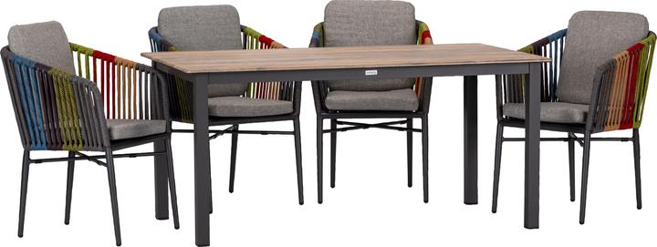 Produktbild Acamp Set 4x MANHATTAN + 1x ACAPLAN Loft Tisch (160 cm)