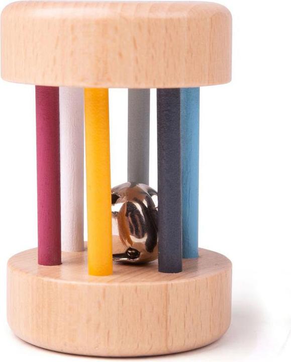 Bigjigs Houten Rol Rammelaar, 100% FSC