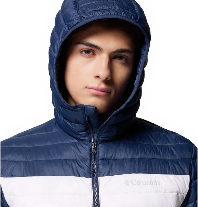 Actual product image Columbia Powder Pass Hooded Jacket, Mannen, Blauw, Jasje, maat: M (M)