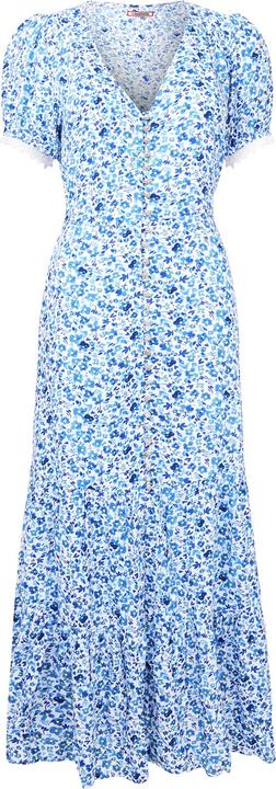 Joe Browns PETITE Floral Lace Sleeve Maxi Dress (46)