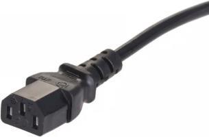 Produktbild Akyga Strom Anschlusskabel (1x offene Kabelenden - 1x Kaltgeräte-Buchse C13) 1.5 (1.50 m)