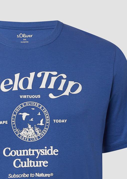 Produktbild S.Oliver T-Shirt Baumwoll-T-Shirt mit Frontprint (4XL)