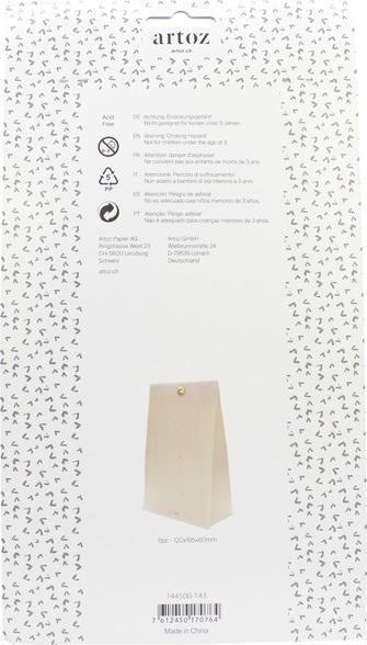 Actual product image Artoz Paper bags medium, parchment copper