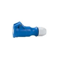 Fix-Pro, Steckdose, CEE Forlaengerled H6 230V AC 16A 3 polet, blå multigrip kabelaflastning, skrue IP44 polyamid