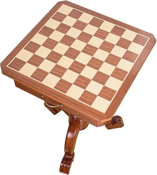 Produktbild Holzecke Schachtisch mit Figuren