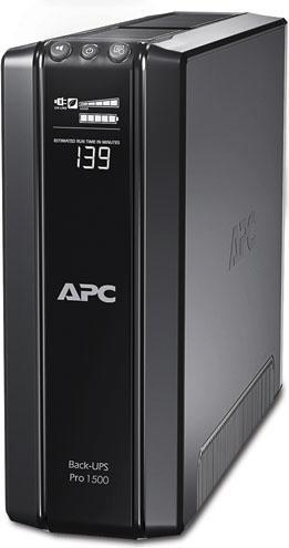 Actual product image APC Back-UPS PRO - Noodstroomvoeding / 6x penaarde / USB / 1500VA / uitbreidbare runtime (1500 W, Line-interactive UPS)