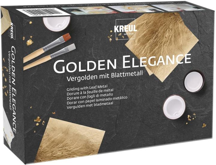 Kreul Set de dorure à la feuille (Or, 50 ml)