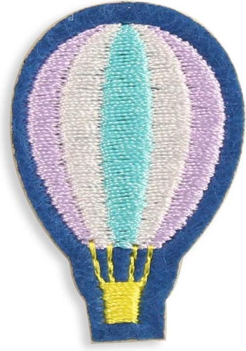 PhoneLook Autocollant sticker pour téléphone/tablette/ordinateur brodé en 3D Hot Air Balloon