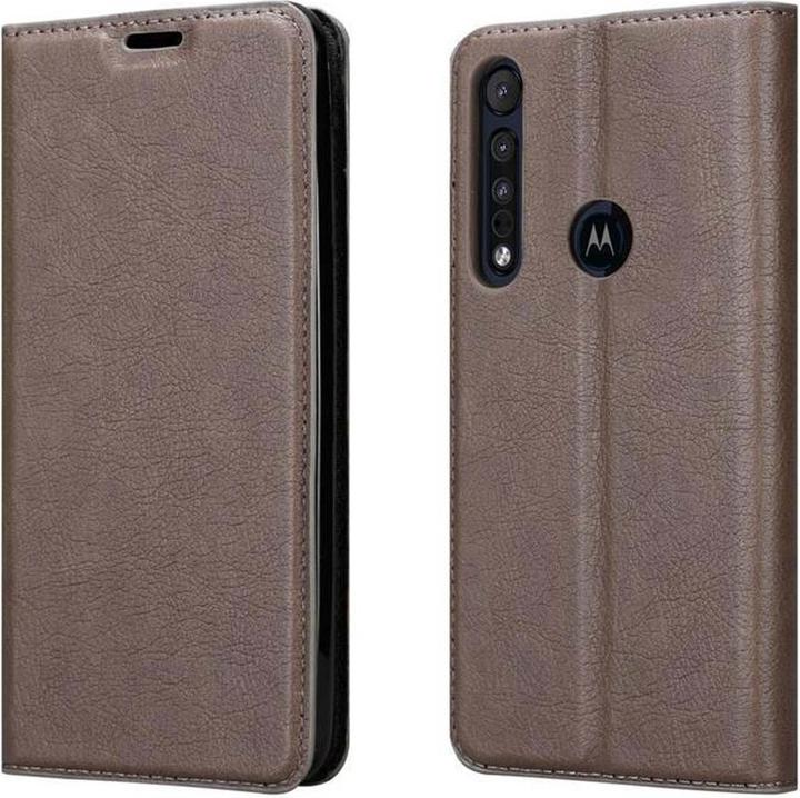Actual product image Cadorabo Book Invisible Magnet Cover (Motorola Moto G8 Plus)