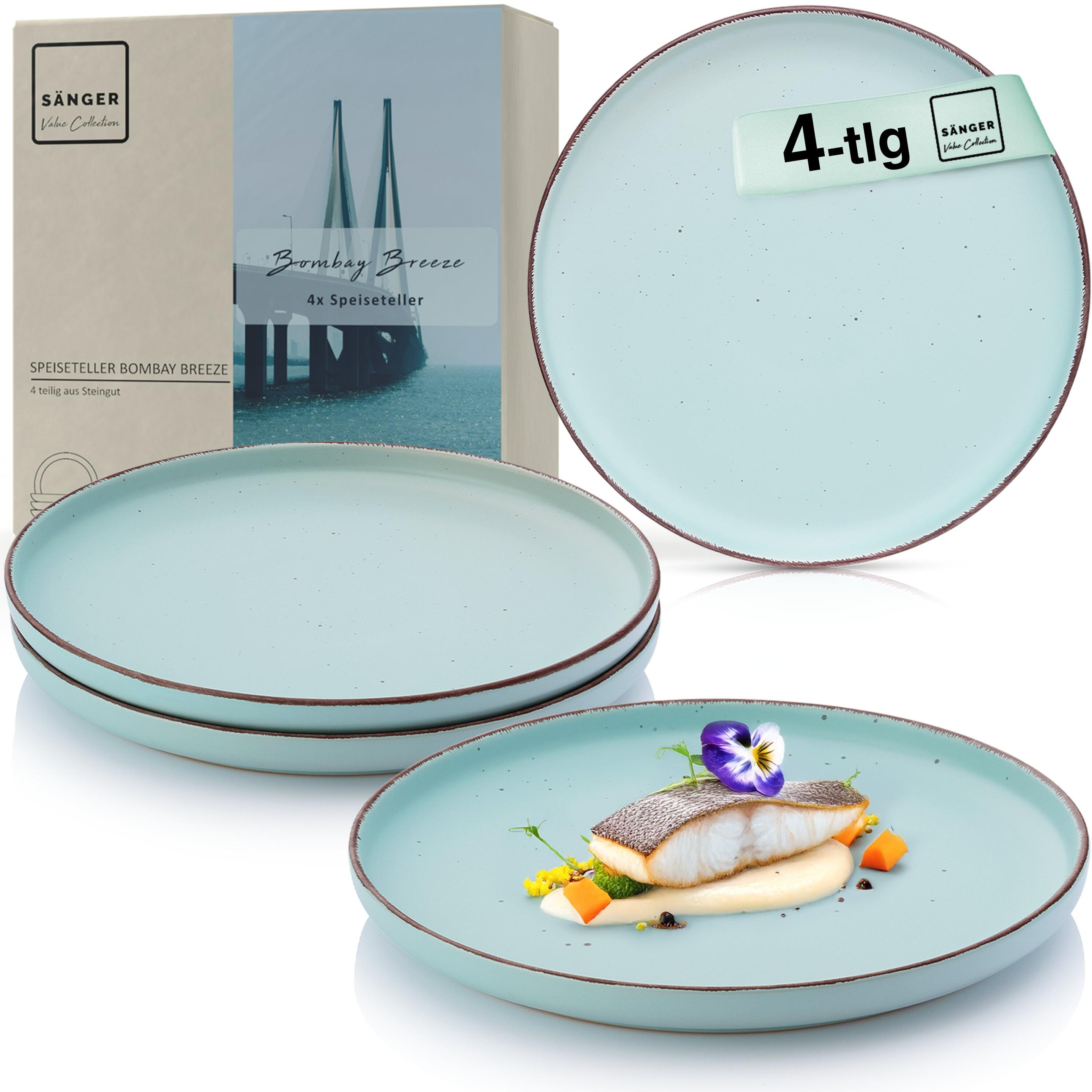 Sänger Speiseteller Set Bombay Breeze, Teller, Mehrfarbig
