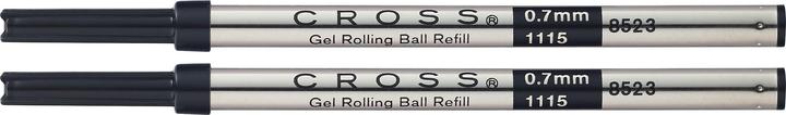 Produktbild Cross Rollermine Gel 2ST schwarz (Gelmine, Schwarz, 0.70 mm)