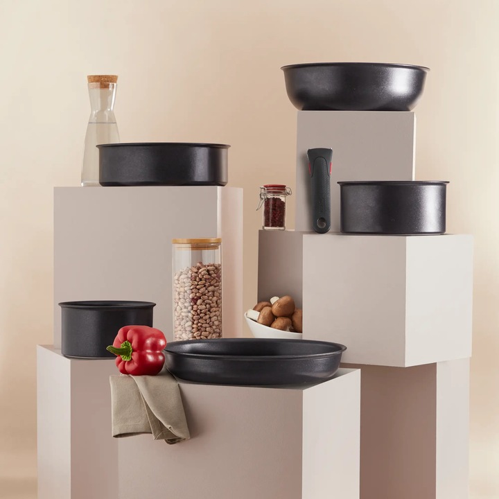 Produktbild Tefal Ingenio Eco resist Frypan (24 cm, Pfannenset + Topfset, Aluminium)