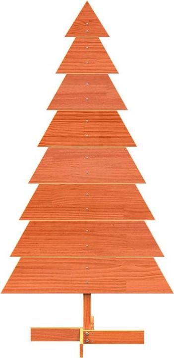 Produktbild VidaXL Weihnachtsbaum Holz Tannenbaum Deko Holzbaum 150cm Massivholz Kiefer