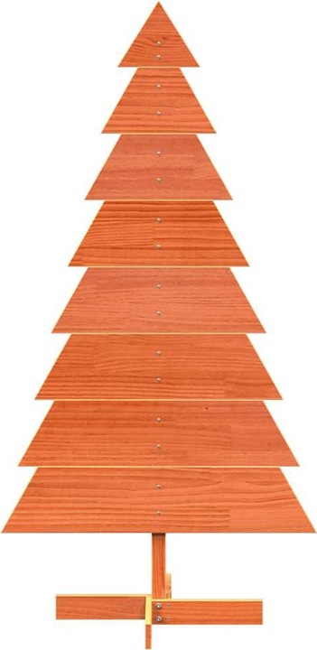 Actual product image VidaXL Christmas tree wood Christmas tree decoration wooden tree 150cm solid wood pine