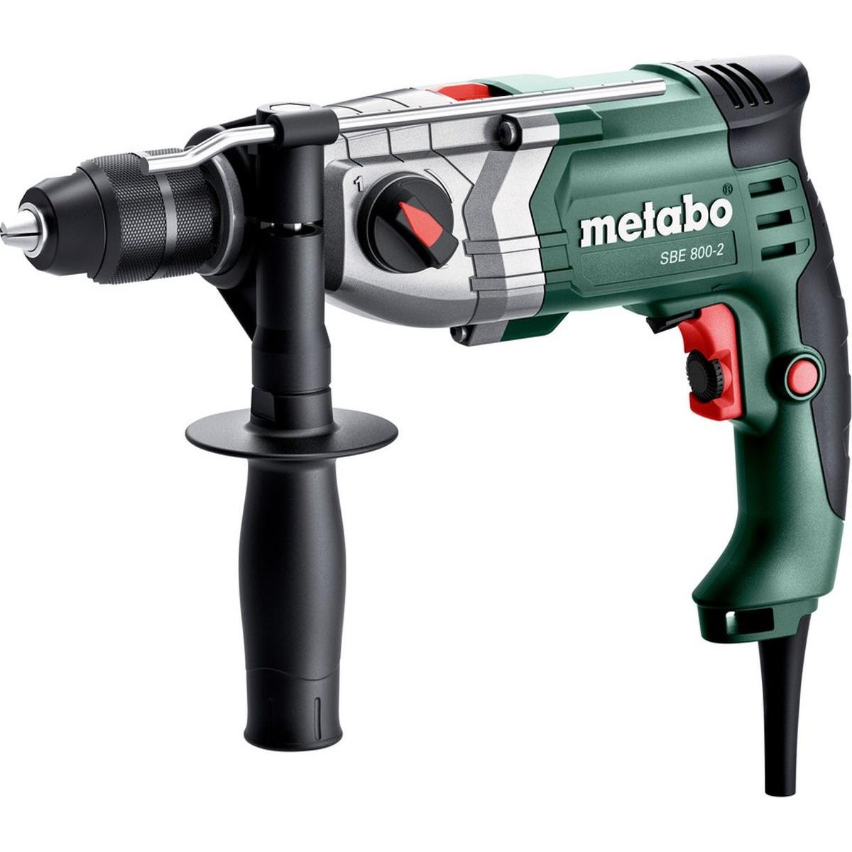 Metabo, Trapano + Avvitatore a batteria, 601744000 SBE 800-2 Schlagbohrmaschine