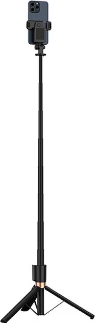 Actual product image xO Bluetooth Selfie Stick SS23 Dual Lights Black