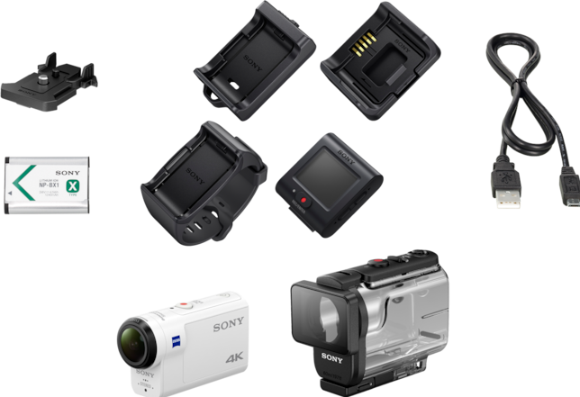 Actual product image Sony FDR-X3000R incl. finger grip (30p, Wi-Fi, Bluetooth)