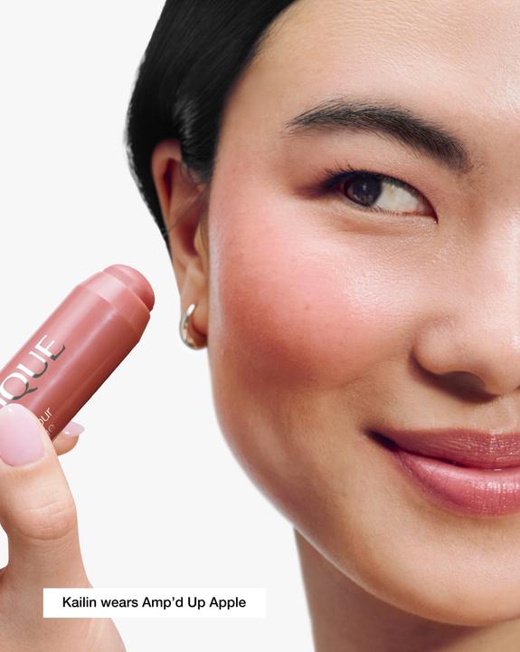 Actual product image Clinique Chubby Stick - Cheek Color Balm 01 Amp'd Up Apple (01 Amp'd Up Apple)