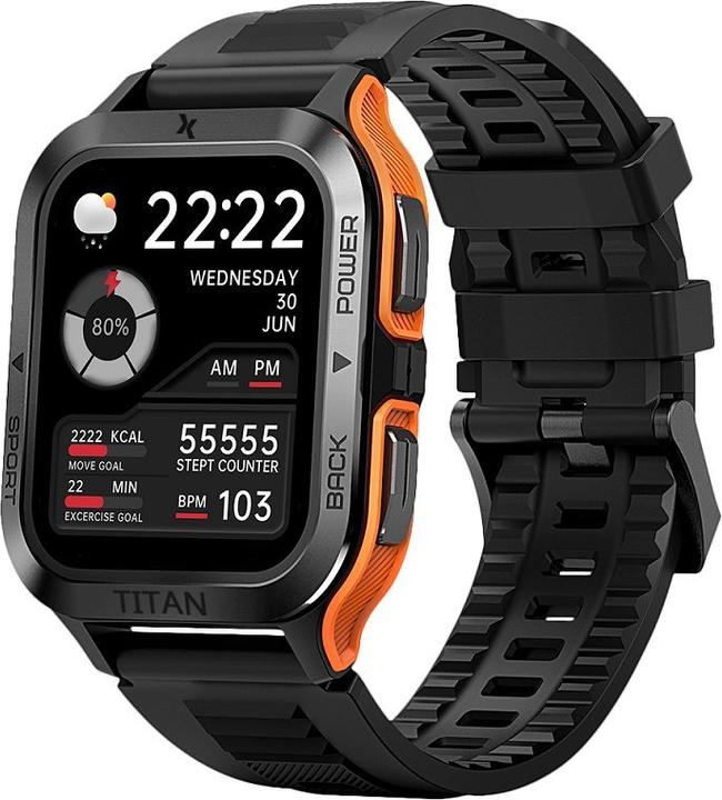 Maxcom Smartwatch Fit FW67 Titan pro arancione (44 mm)
