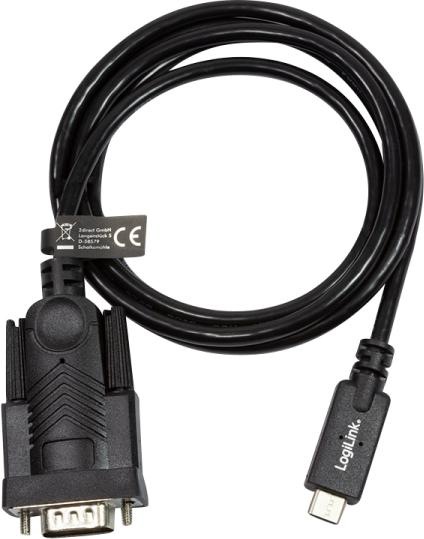 Actual product image LogiLink USB C to RS232 (1.20 m)
