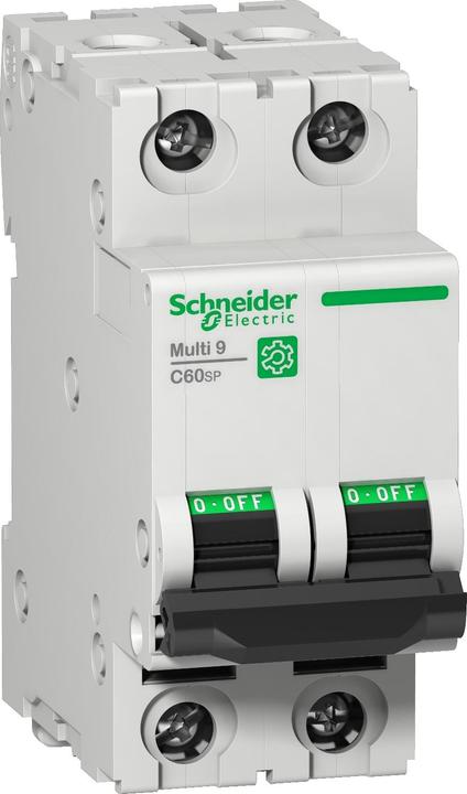 Produktbild Schneider Electric SE M9F23225 Multi 9 OEM LS-Schalter C60SP 2-polig 25A D-Char. 10kA 480Y/277V UL1