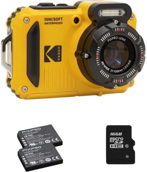 Image du produit Kodak WPZ2 Bundle (4.9 - 19.6 mm, 16.30 Mpx, 1/2,3'')