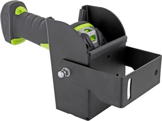 Actual product image Max Michel Zebra DS3578, DS3678, LI3678, LI3678-ER scanner mount with mounting bracket