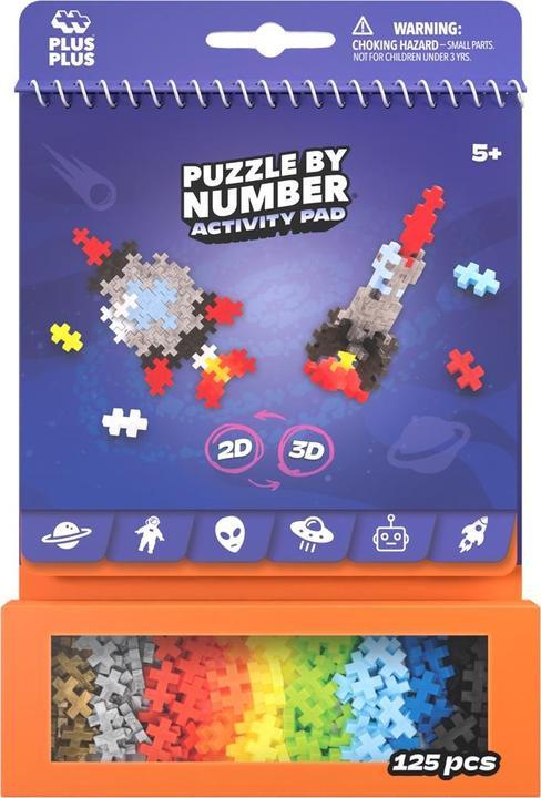 Actual product image Plus-Plus 125 Kreativ Bausteine Puzzle Weltraum