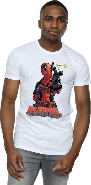 Actual product image Deadpool Mens Hey You Cotton T-Shirt (M)