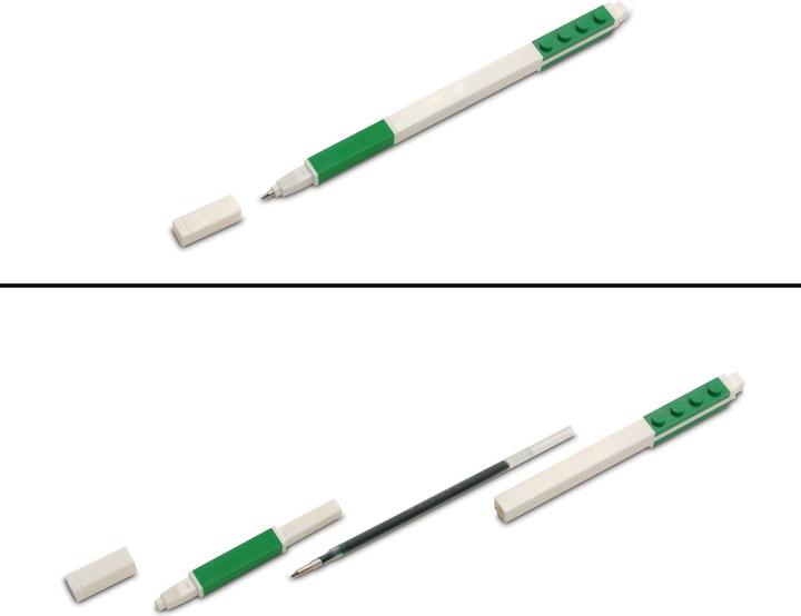 Actual product image LEGO Stationary Green Notebook with gel pen