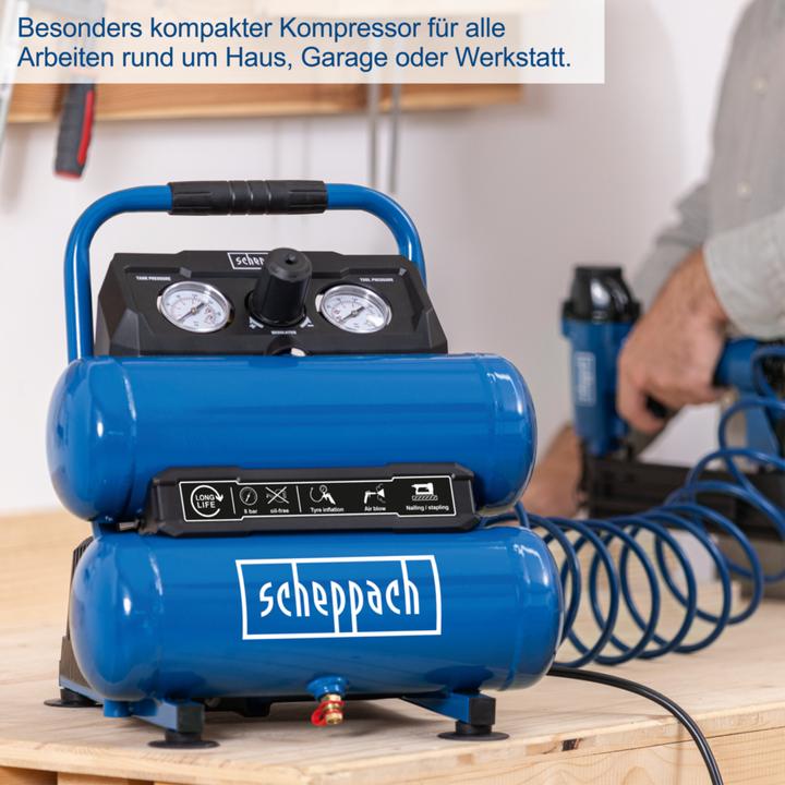 Actual product image Scheppach HC10-Twin (8 bar, 7.50 l)