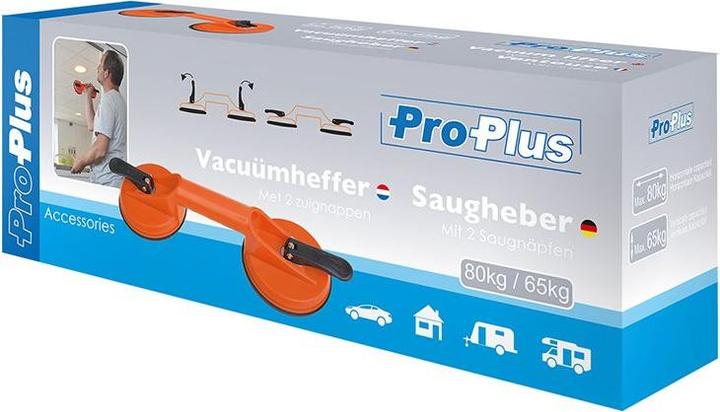 Produktbild ProPlus Saugheber Kunststoff mit 2 Saugnäpfen (80 kg)