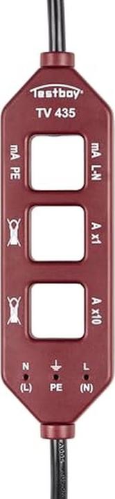 Image du produit Testboy Adaptateur de mesure de courant TV 435 Mesure du courant de charge/différentiel/fuite (CAT III 300V)