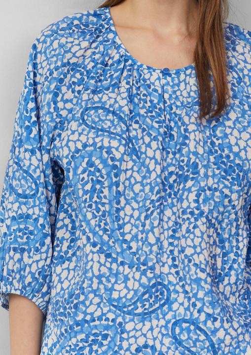 Immagine prodotto S.Oliver Bluse Strukturierte Relaxed-Fit-Bluse mit Raffungen und Raglanärmeln (36)