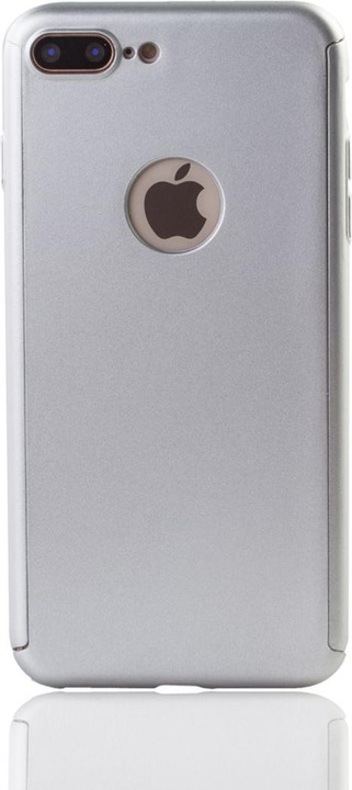 Actual product image König Design Protective Mobile Case for Apple iPhone 7 Plus Full Case Cover Screen Protector Silver (Apple iPhone 7 Plus)