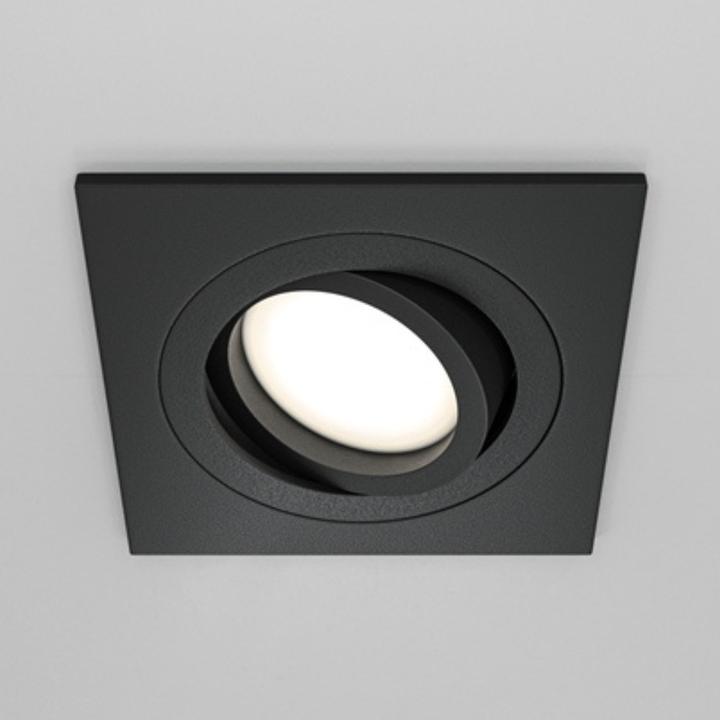 Produktbild Maytoni Atom Downlight, Einbauleuchte GU10 quadratisch Schwarz (GU10)