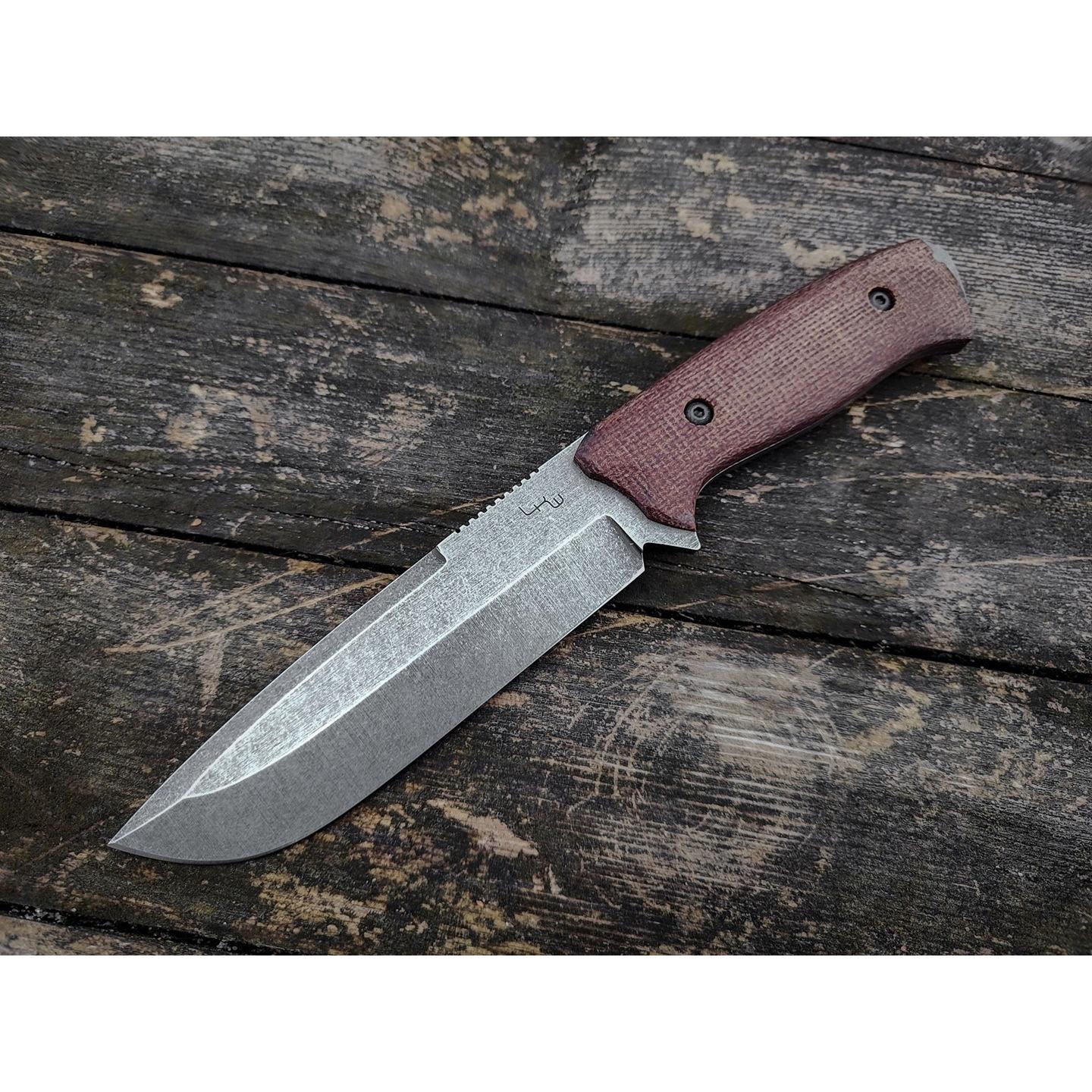 No Name, Mehrzweckmesser, LKW Hundur XL Micarta Messer