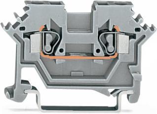 Produktbild Wago Durchgangsklemme 5 mm Zugfeder Belegung: L Grau 280-691 100 St. (280-691)