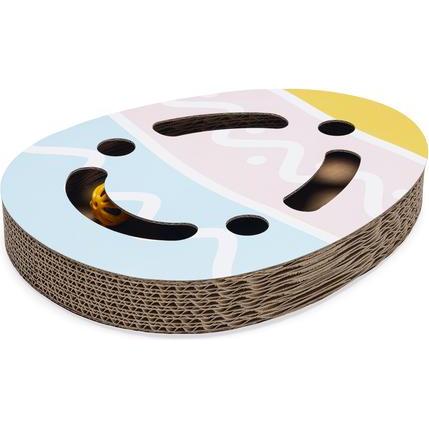 Beeztees Kratzbox Ostereis (4.50 cm, Multi), Katzenbaum