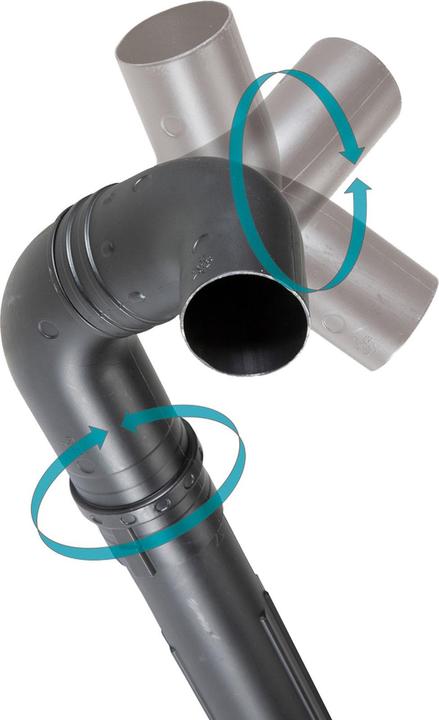 Immagine prodotto Makita Kit per la pulizia delle grondaie (Aspirapolvere + soffiatore di foglie, Attacco per macchine da giardino)