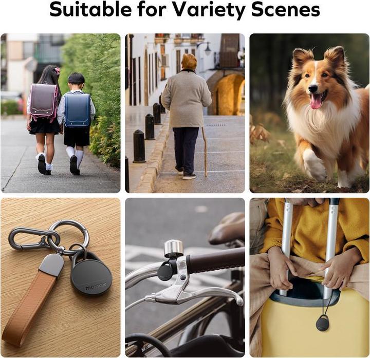 Image du produit Momax Pinpop Keyfinder - Noir (iOS)